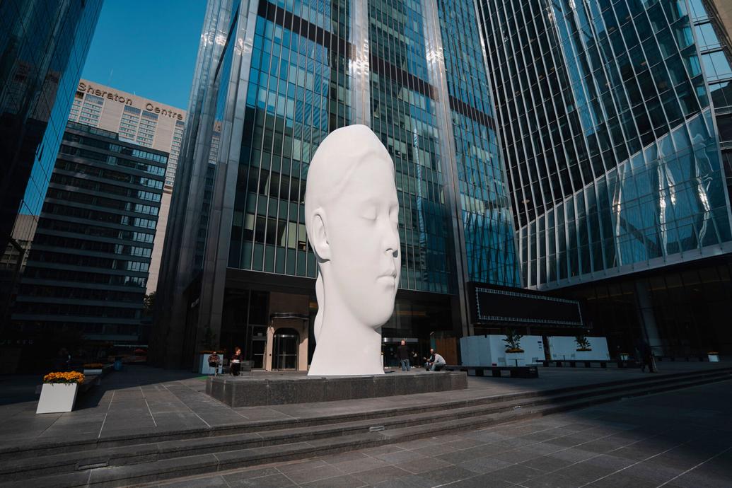 Why is there a giant head sculpture in Toronto’s financial district? News