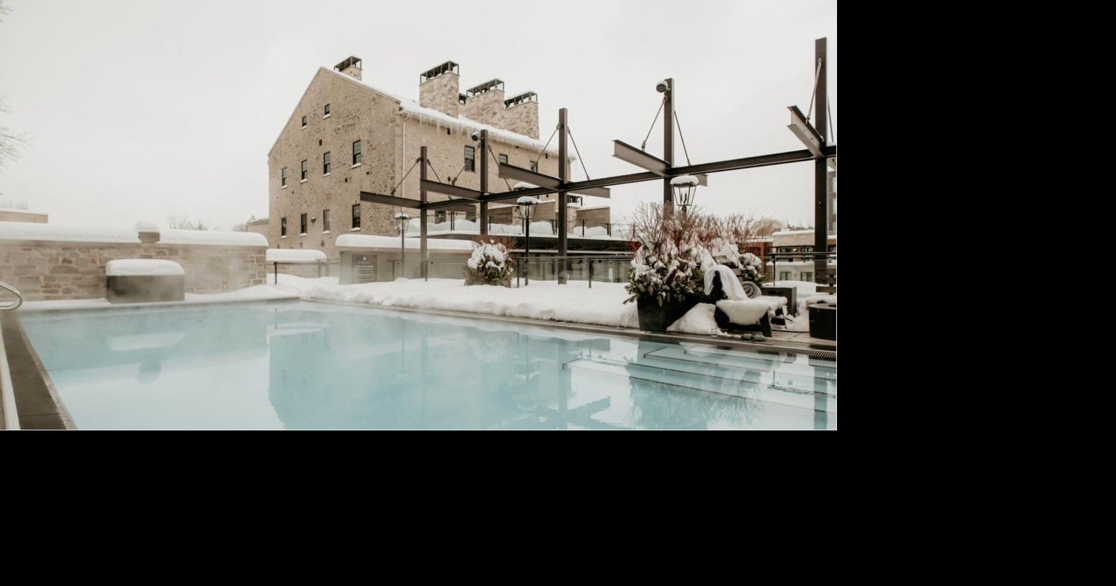 Ontario’s ‘most beautiful village’ has a spa perched above a river with new winter wellness programs