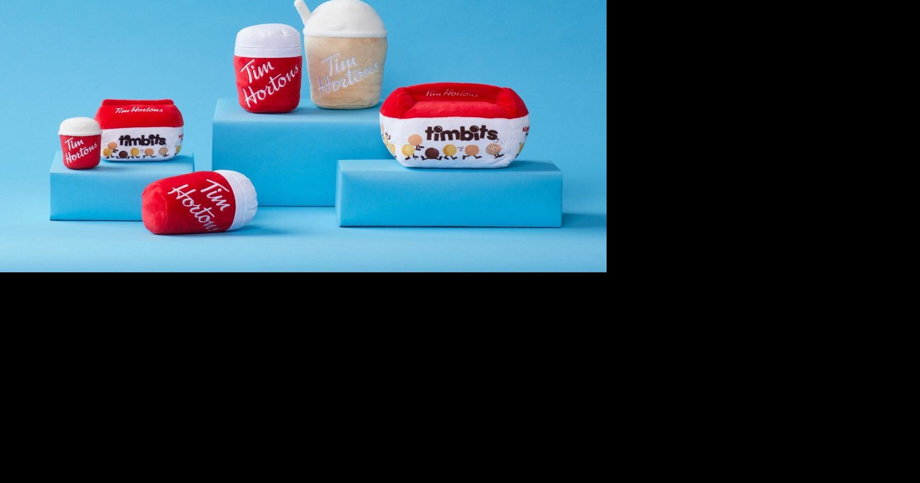 Tim Hortons launching plush and squeaky dog toys | Business