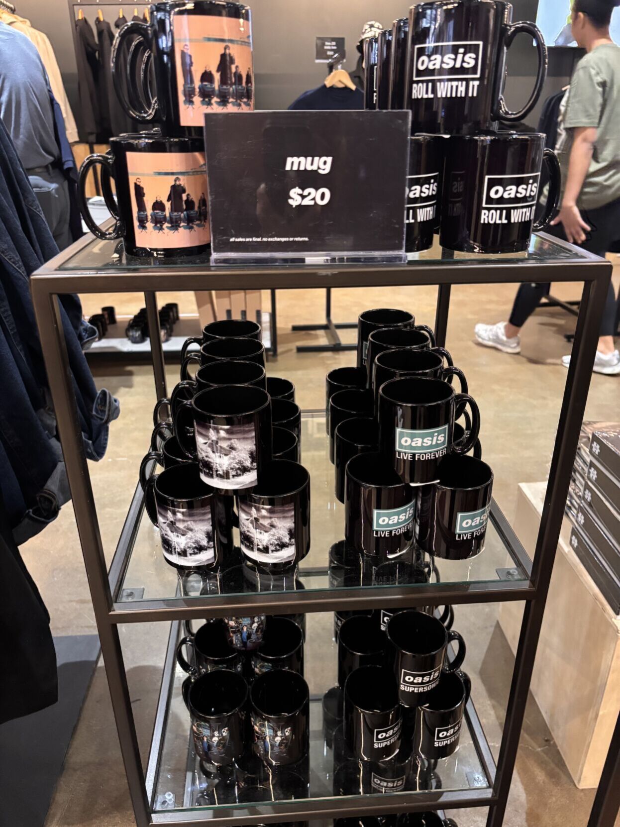 A look at the exclusive merch at Toronto's Oasis pop-up