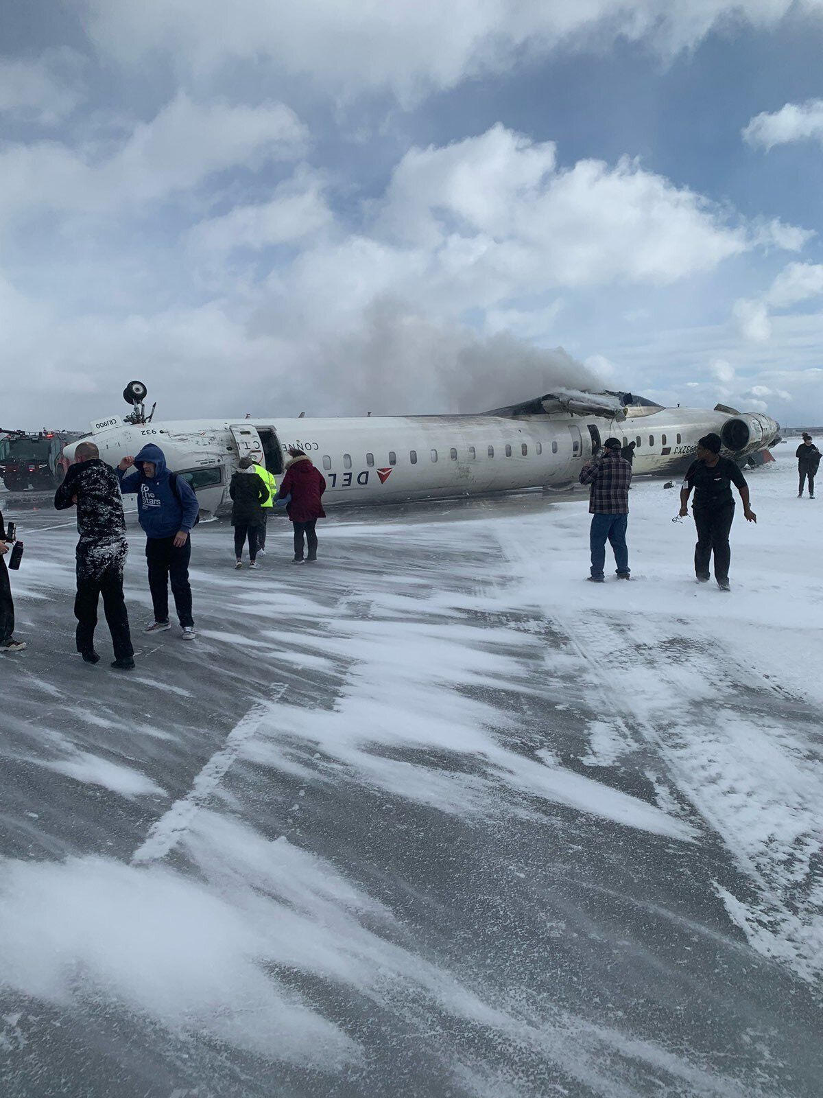 Delta Airlines plane crashes at Toronto Pearson Airport News