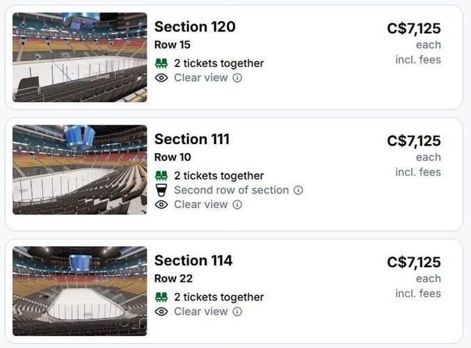 Maple Leafs resale playoff tickets already going above $7K