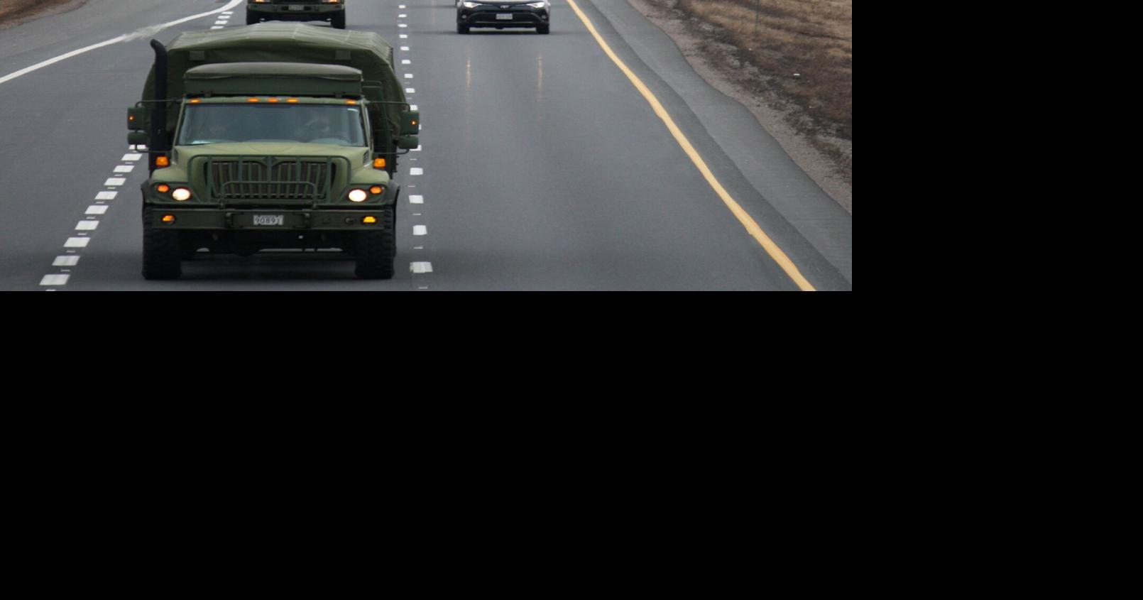 ‘May see uniformed Canadian Army personnel with unloaded weapons’: Increased military traffic expected on major Ontario highways this week