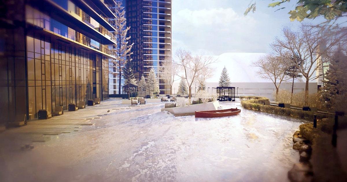 Two tall towers set to complete CityPlace on Toronto waterfront