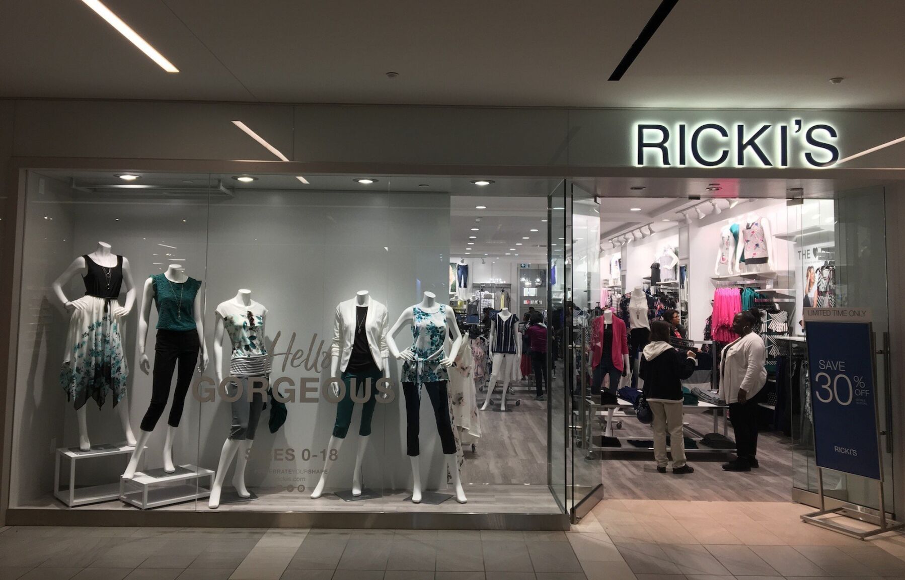 Ricki's clothing store