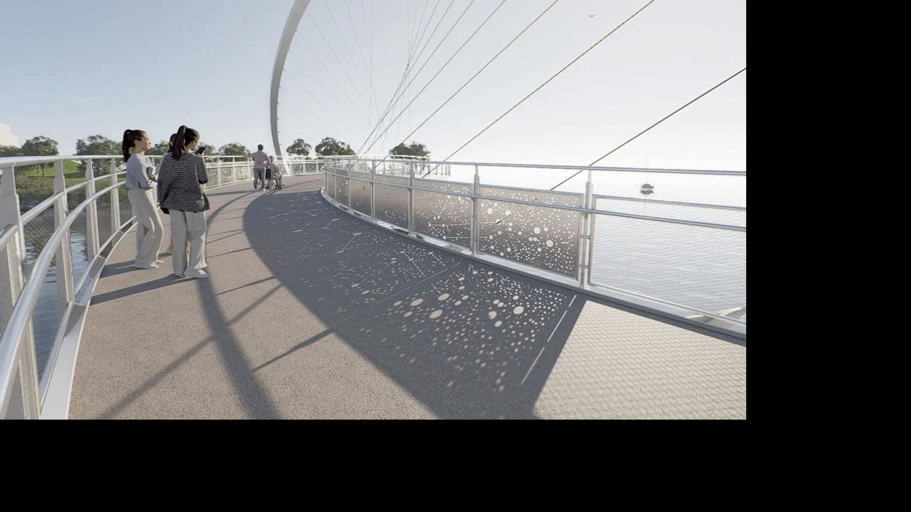 Toronto’s new S-shaped bridge to Ookwemin Minising revealed