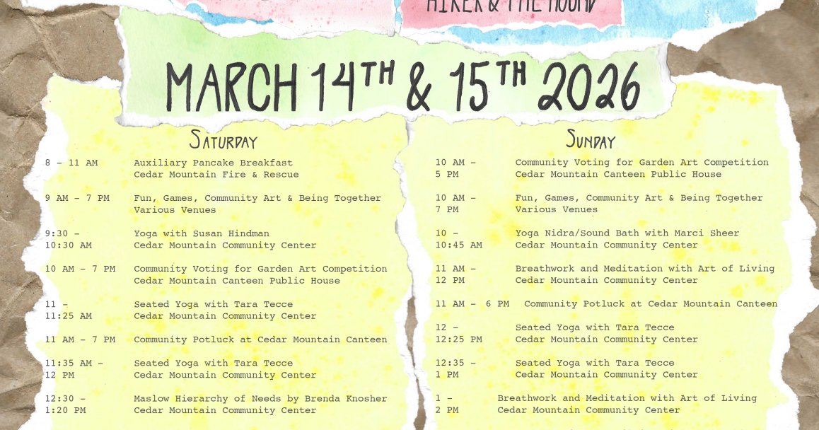 Cedar Mountain community hosts Mental Health Festival