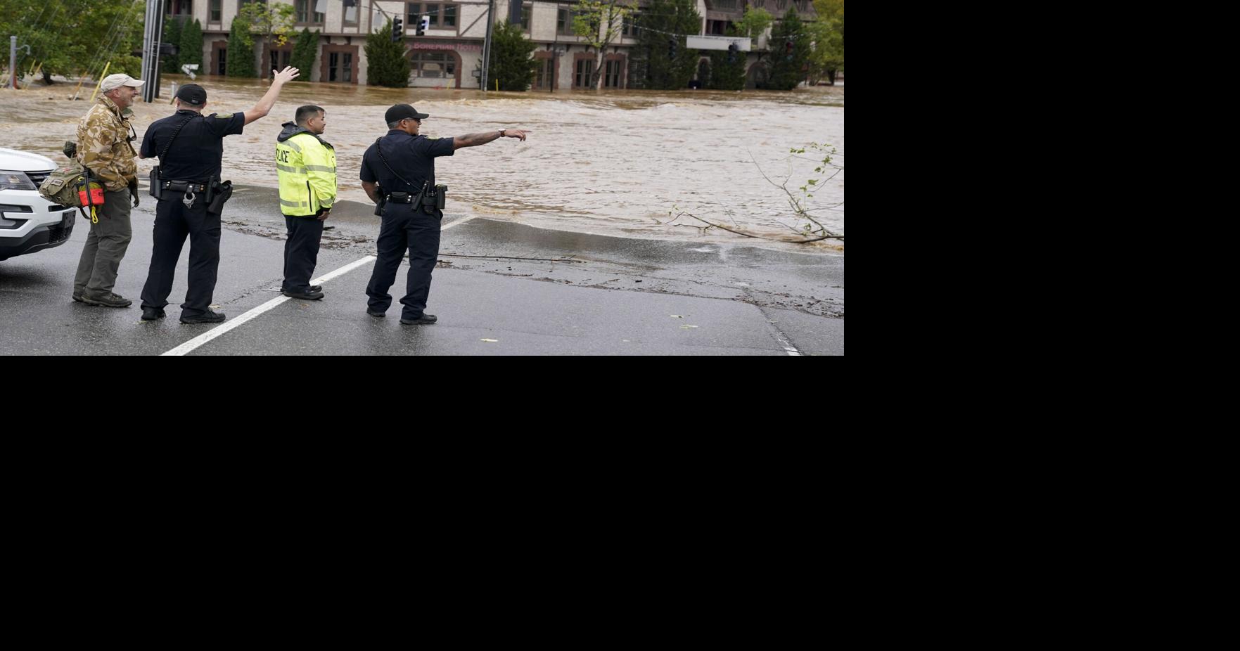 Asheville has been largely cut off after Helene wrecked roads and