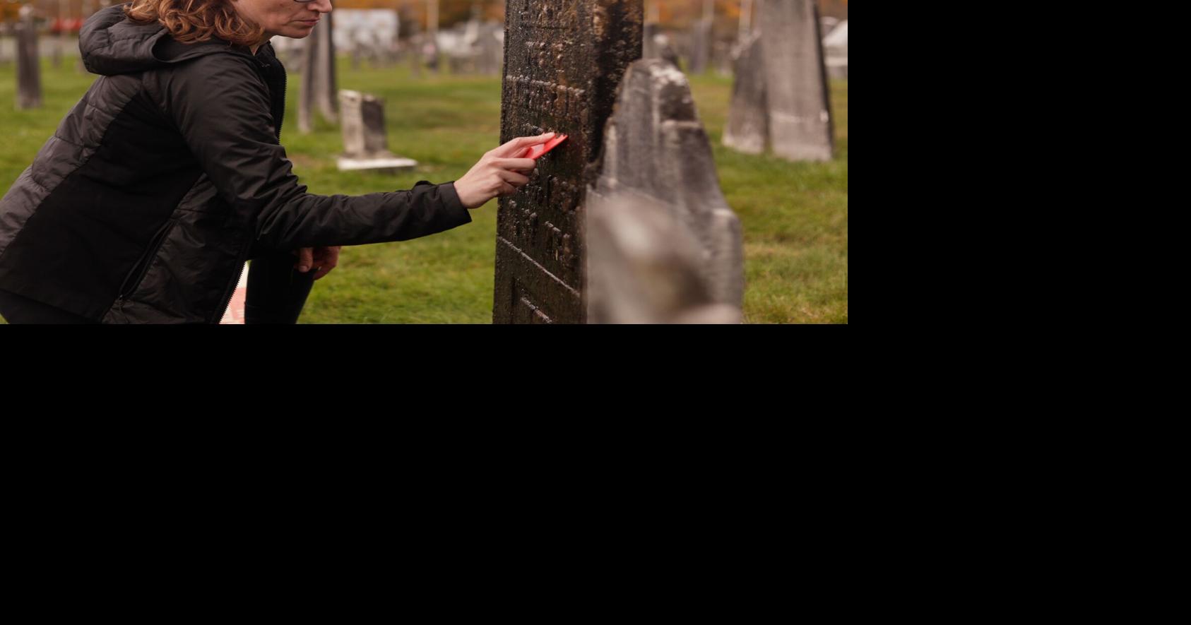 A Vermont woman scrubs grime from gravestones and researches who is buried there