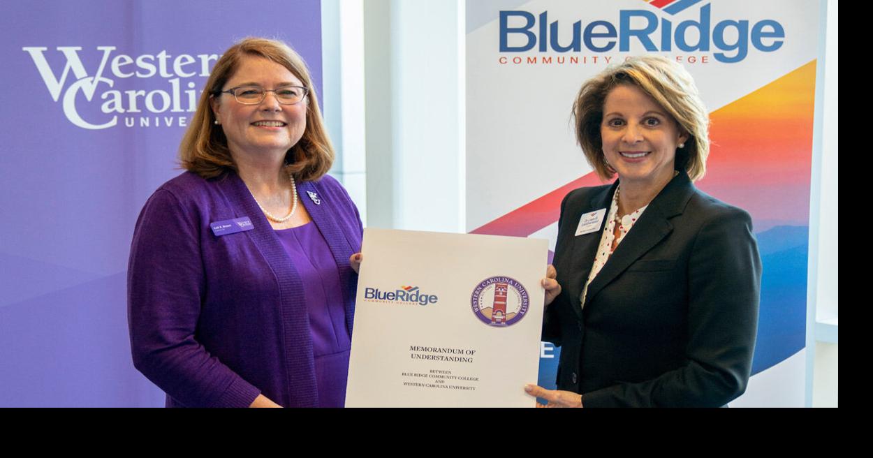 WCU and Blue Ridge CC renew understanding Education