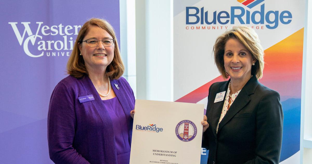 WCU and Blue Ridge CC renew understanding Education