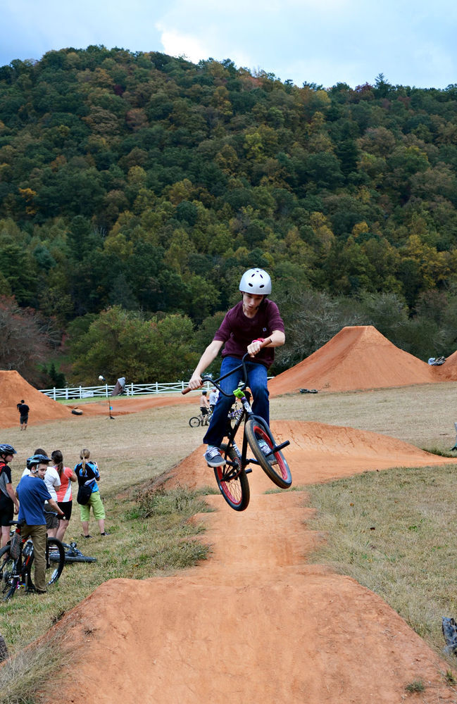 Young Cyclists Try Out New Pump Track Brevard NC Lifestyles