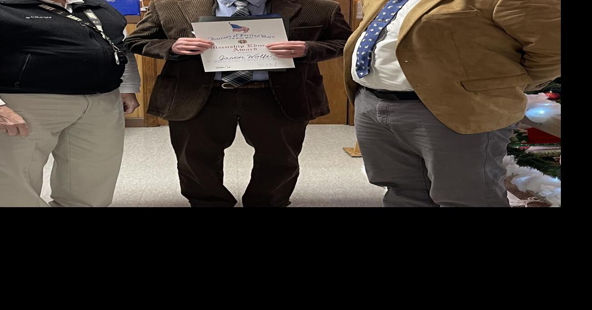 Brevard Academy teacher receives award from VFW Education