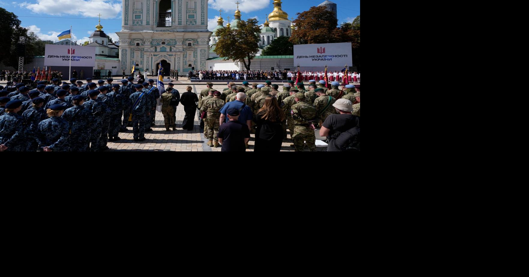European leaders mark Ukraine’s 35th Independence Day as Russian invasion pushes on