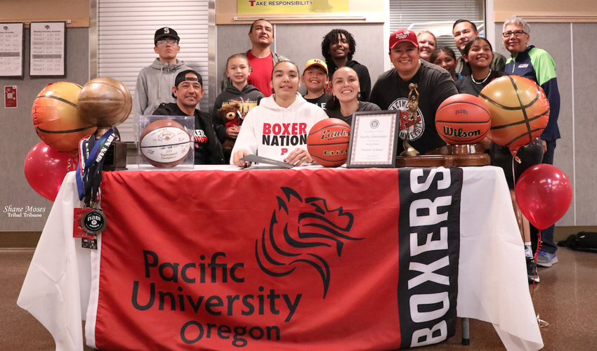 Hard work pays off for Lake Roosevelt’s Alonzo Adams as he signs Letter