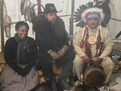 Dan Nanamkin, pictured far right recently took a role as a Cultural Advisor in the recently released movie, “Hostile Territory.”