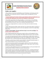 Colville Tribal Diabetes Program issues emergency COVID-19 plan, guidance
