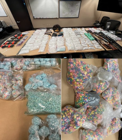 More than 161,000 fentanyl-laced pills were seized on April 19, 2023. The seizure also included approximately 80 pounds of methamphetamine, 6 pounds of heroin and more than 2 pounds of cocaine.
