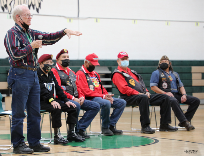 Veterans gather at Inchelium school, share stories with students ahead of Veterans Day News