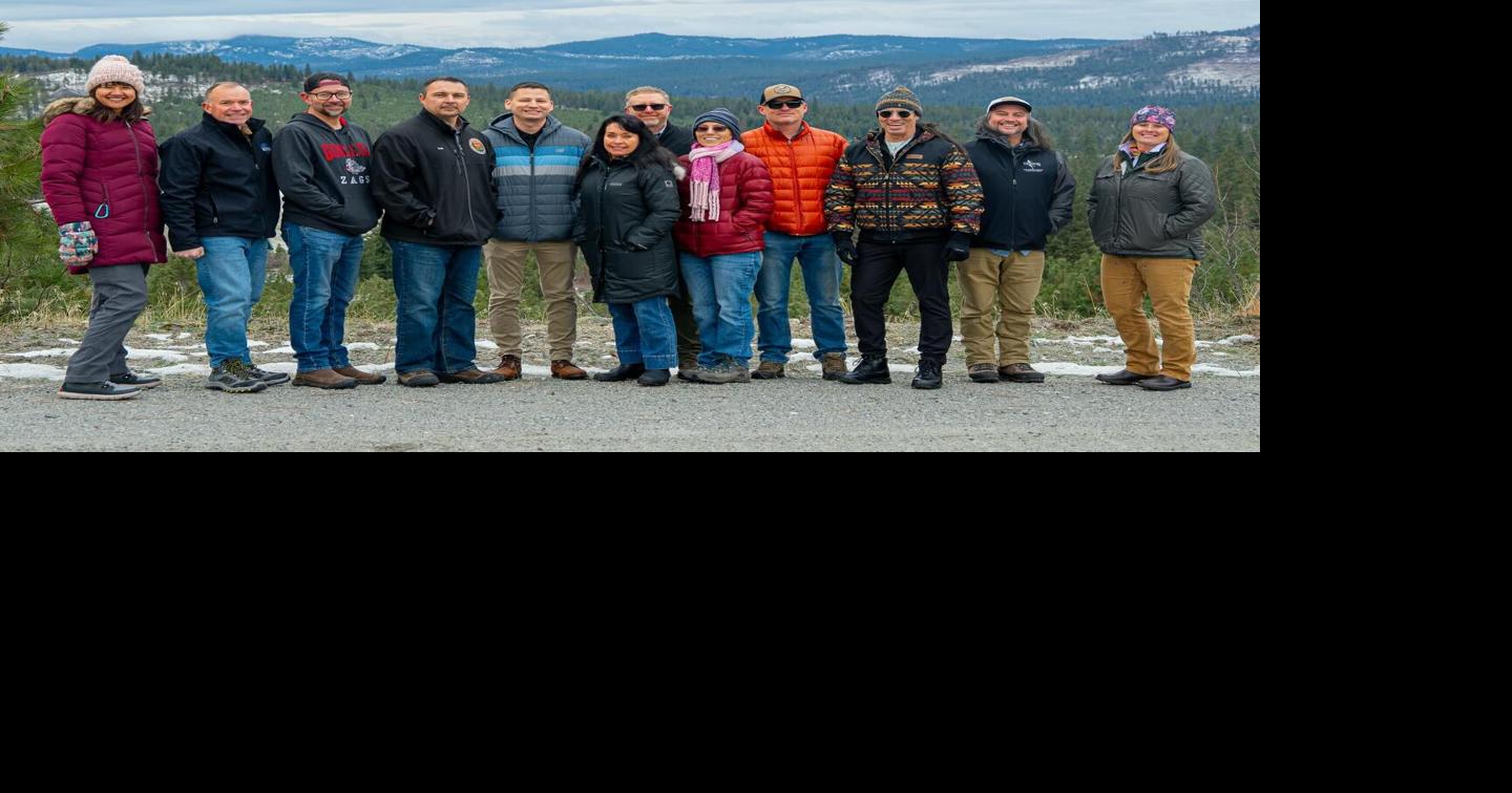 Leaders from the United States Forest Service tour areas of the ...