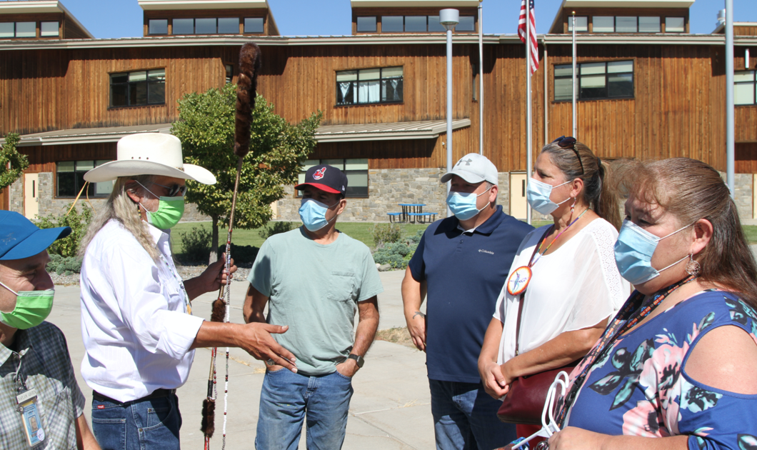 Colville Tribal member Robin Mills, a Native American Chaplain who