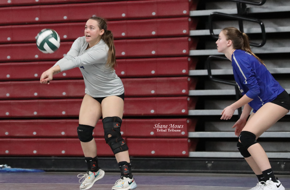 Scenes from the Wilbur-Creston-Keller/Mary Walker volleyball match with both schools clashing in this year’s WIAA 1B State Volleyball tournament in Yakima at the Sundome on Friday (Nov. 12) morning. Mary Walker would go on to win in the fifth set 3-2 (2...