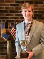 Marshall junior Boone wins state oratory competition