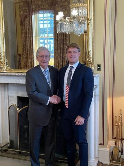 Marshall County resident interns for Senator McConnell in Washington, D.C.
