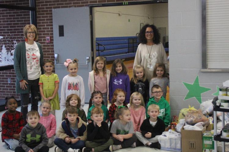 Sharpe Elementary holds holiday can drive