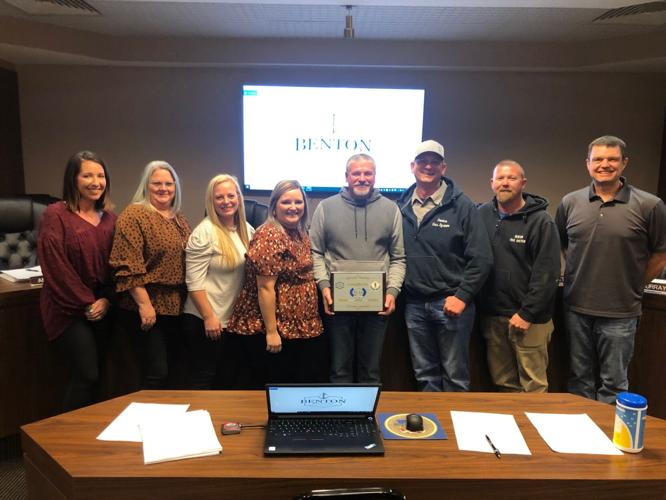 City of Benton honors employees for service following tornado News