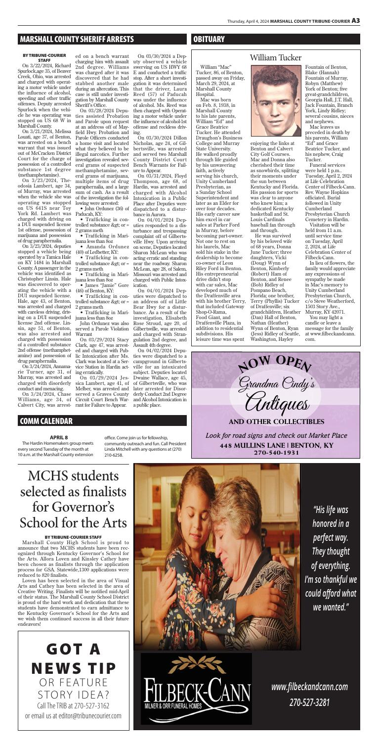 Page 3A | e-Edition | tribunecourier.com