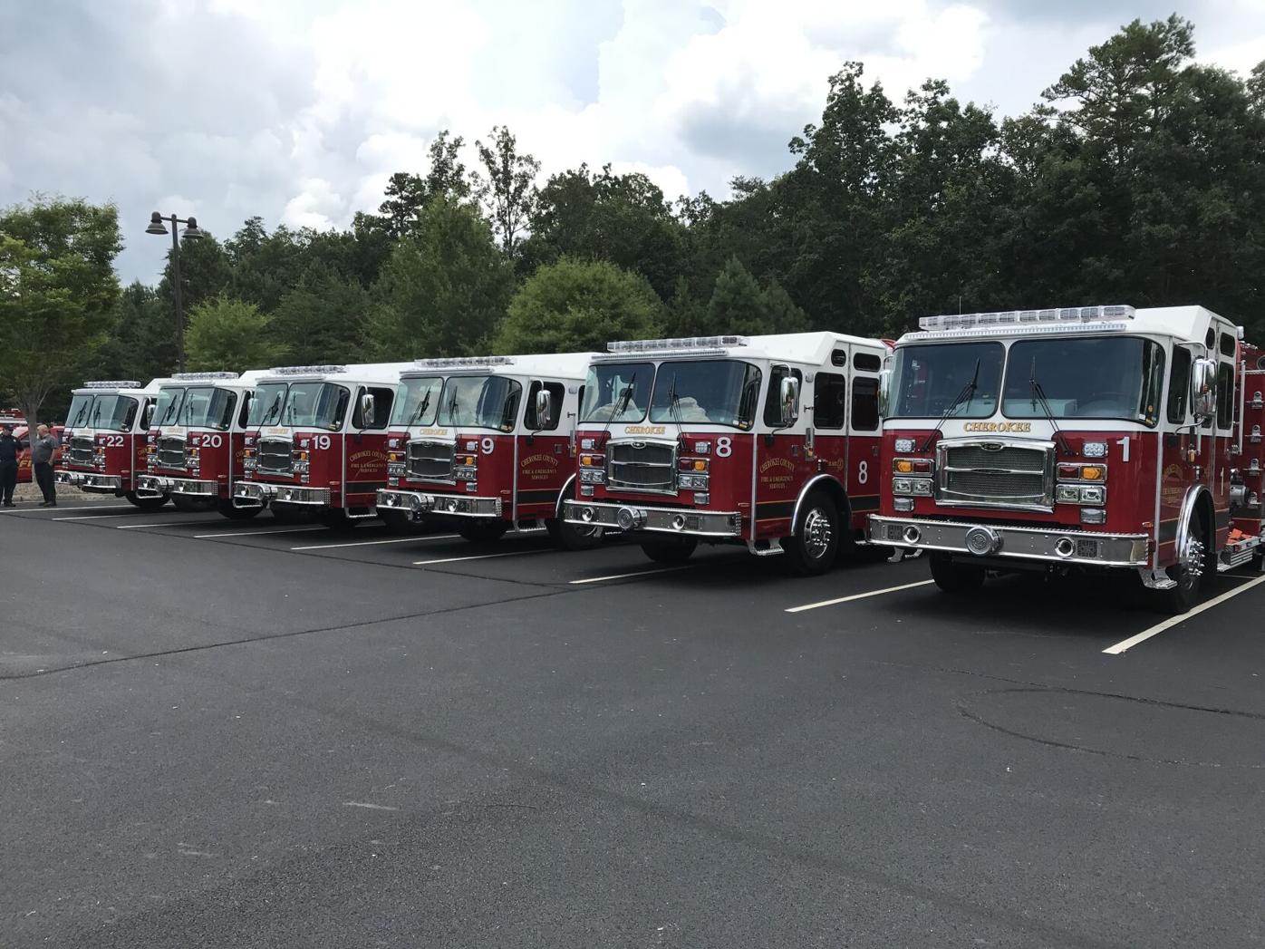 County holds ceremony for six new fire trucks Tuesday afternoon | Local