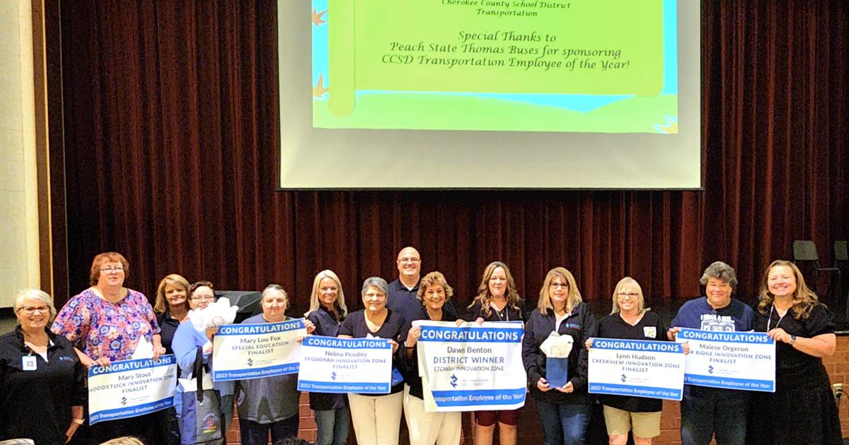 Cherokee Schools announces Transportation Employees of the Year