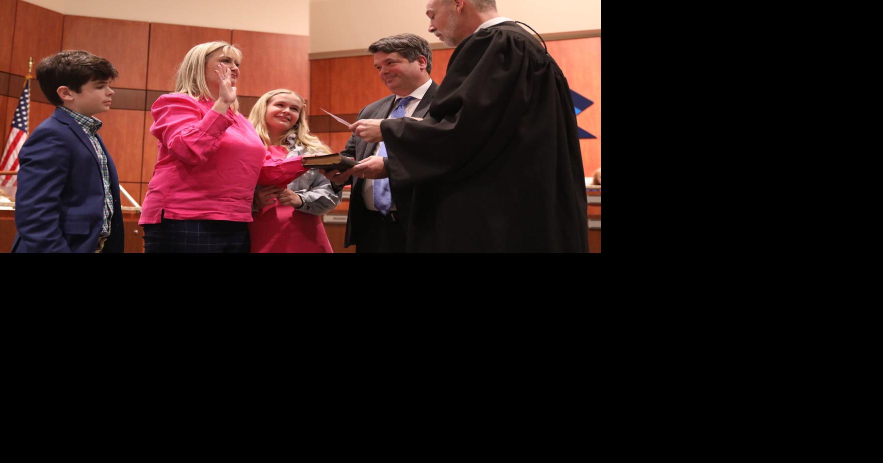 Ragsdale Padgett Harrison sworn in to Cherokee County school board