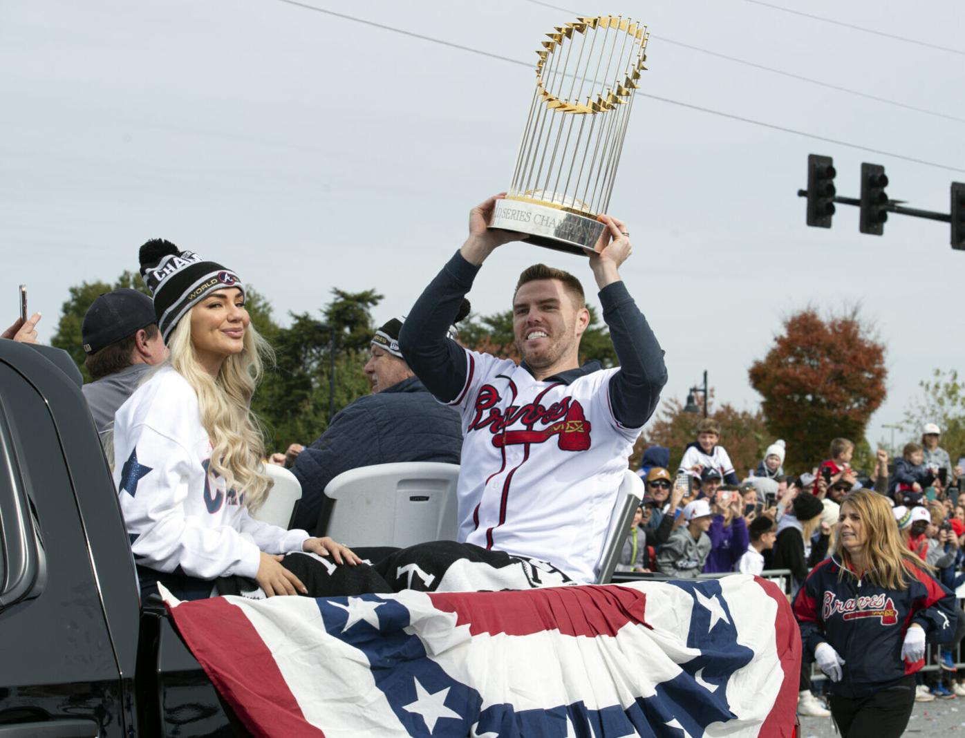 World Series champs bringing trophy to Braves Country