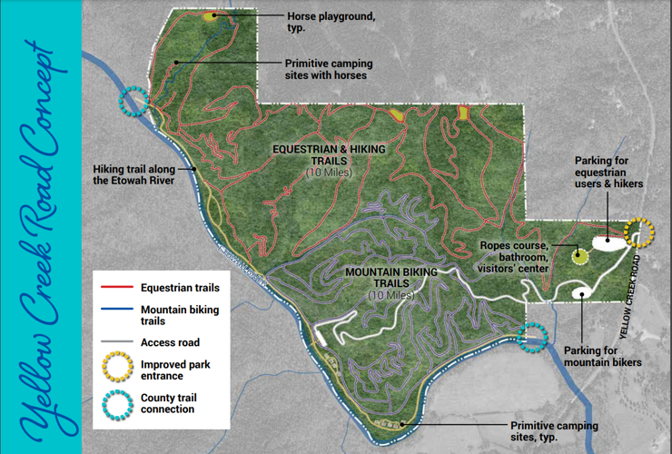 Cherokee County presents preliminary plans for three new parks Local News