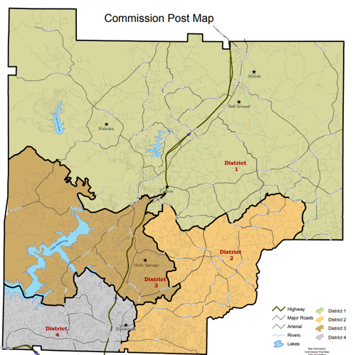 Cherokee County Sc Zoning Map Cherokee County Makes Recommendation For New Commission District Map |  Local News | Tribuneledgernews.com