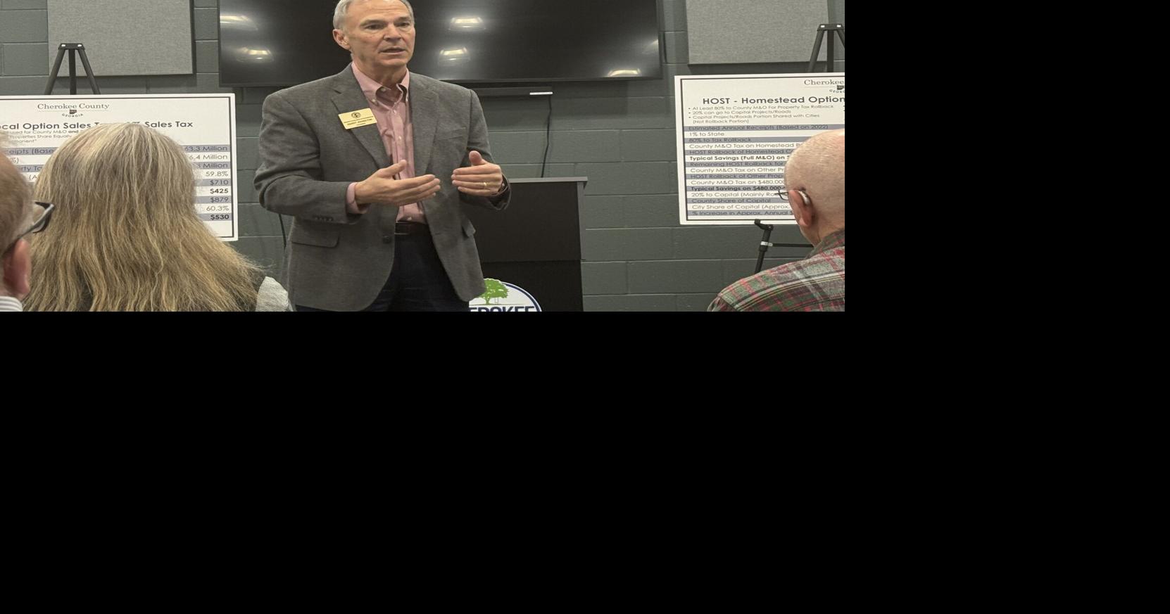 Cherokee Residents Show Support for Homestead Option Sales Tax at Town