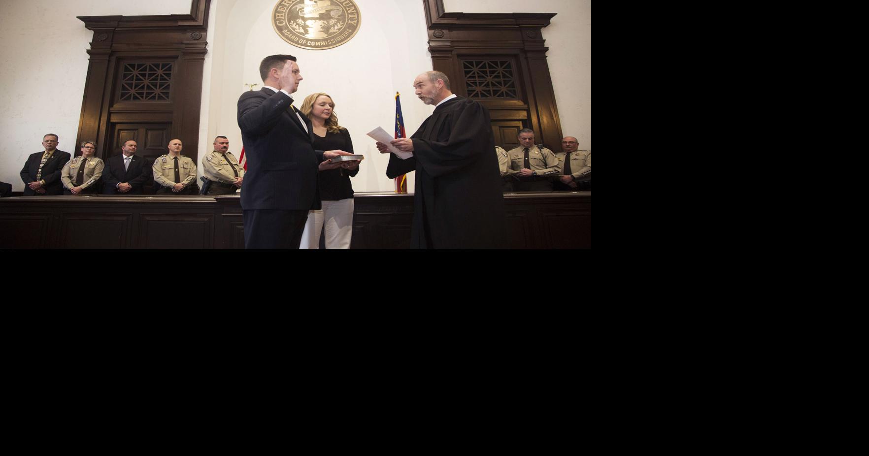 Reynolds takes oath as new sheriff | Local News | tribuneledgernews.com