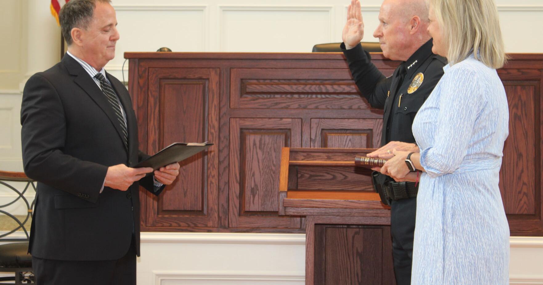 Marty Ferrell Sworn in as Canton's New Police Chief - Vimarsana News