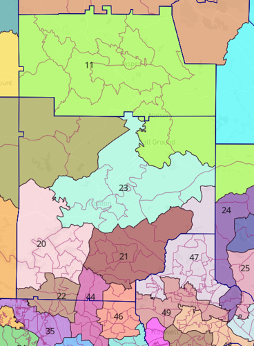 Nov. 2 Republican state house proposed map
