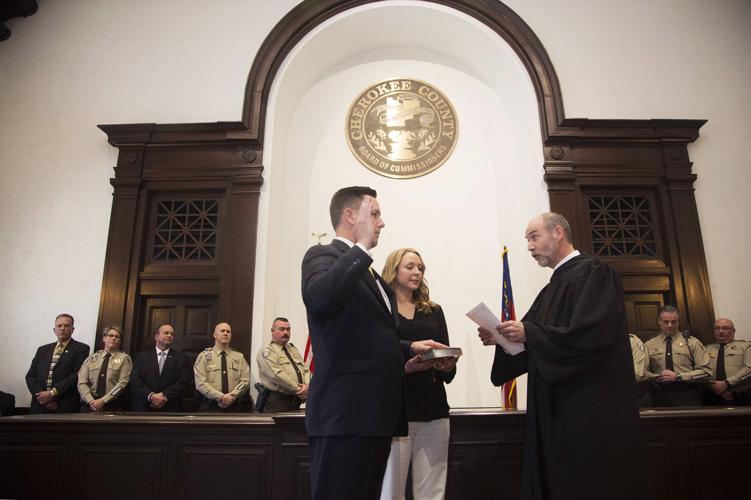 Sheriff-Elect Frank Reynolds sworn in | Multimedia | tribuneledgernews.com