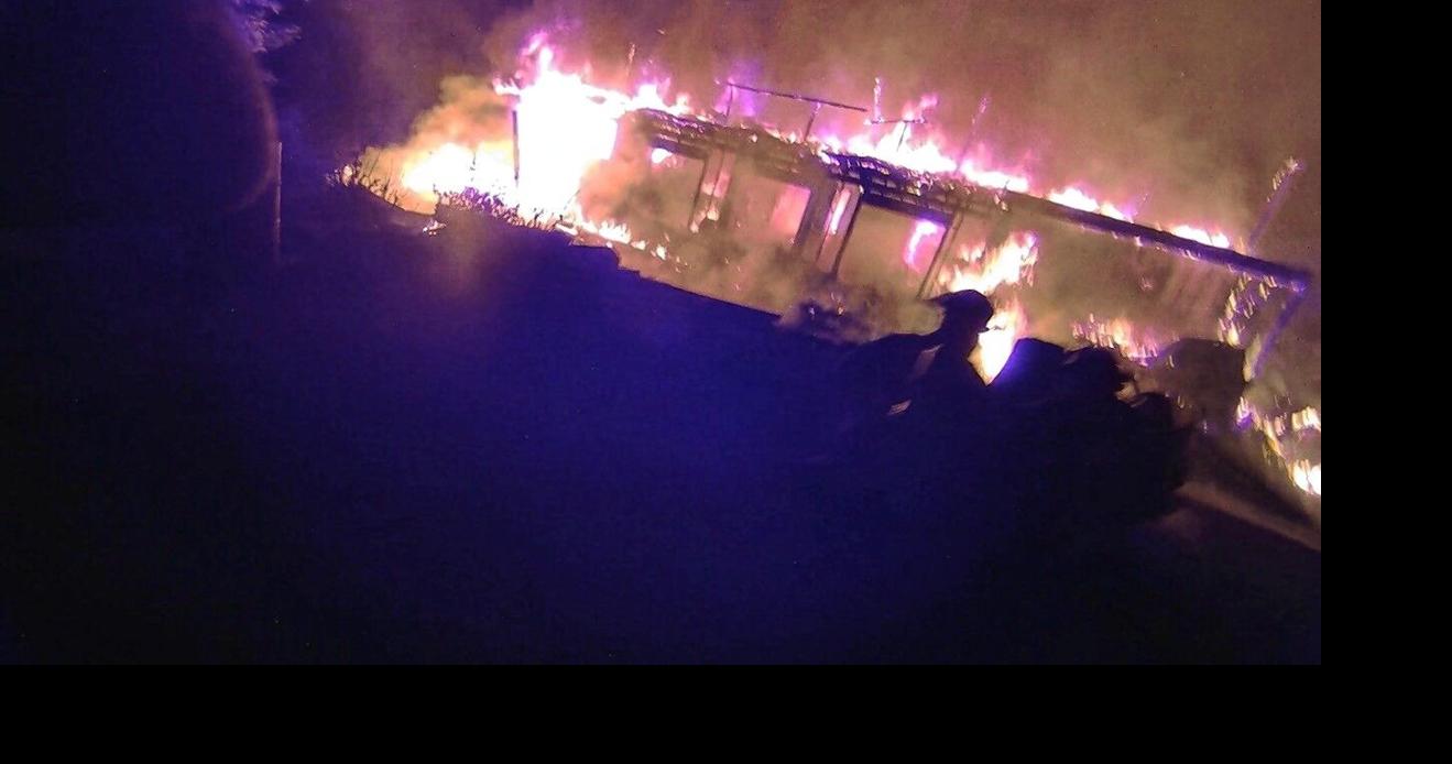 Three displaced after fire destroys Lake Arrowhead home
