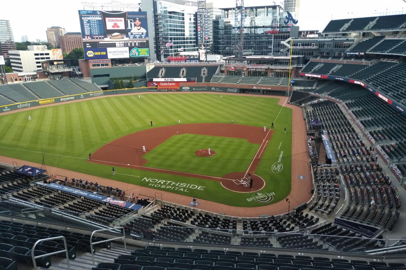 Braves to open Truist Park at 33% capacity to begin season