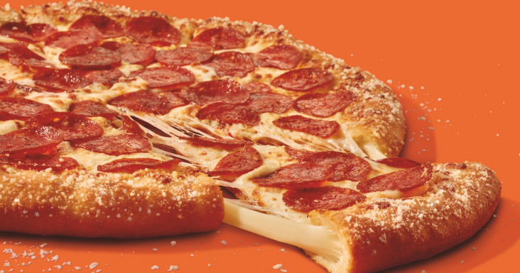 Pizza chain offering giveaways during grand opening celebration