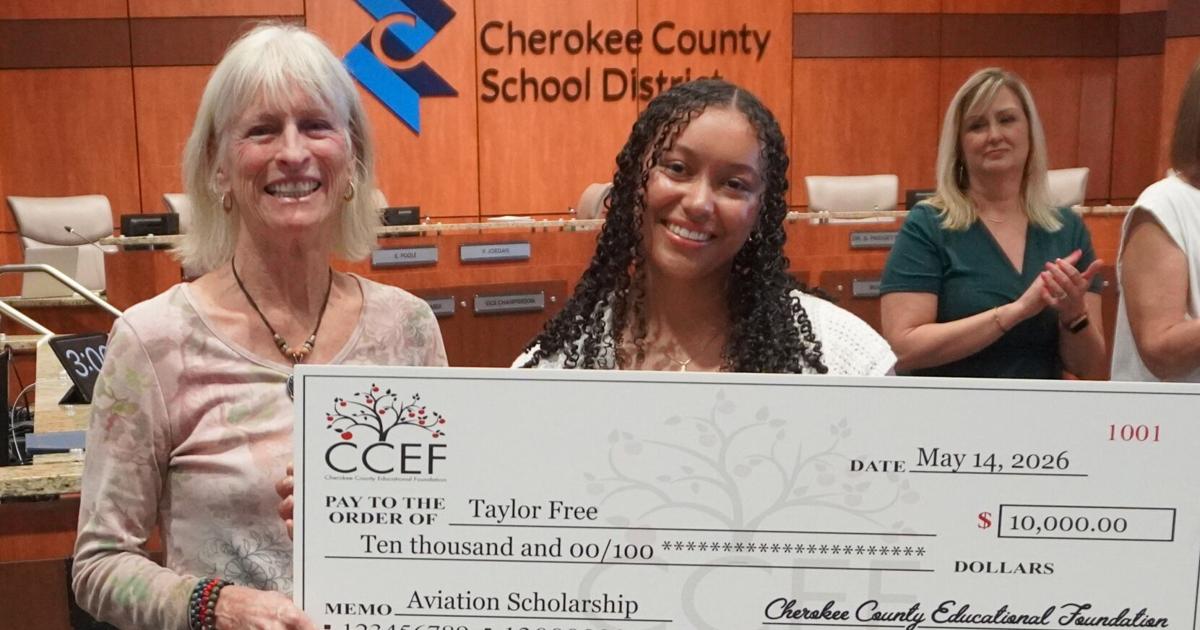 Cherokee County students earn aviation scholarships