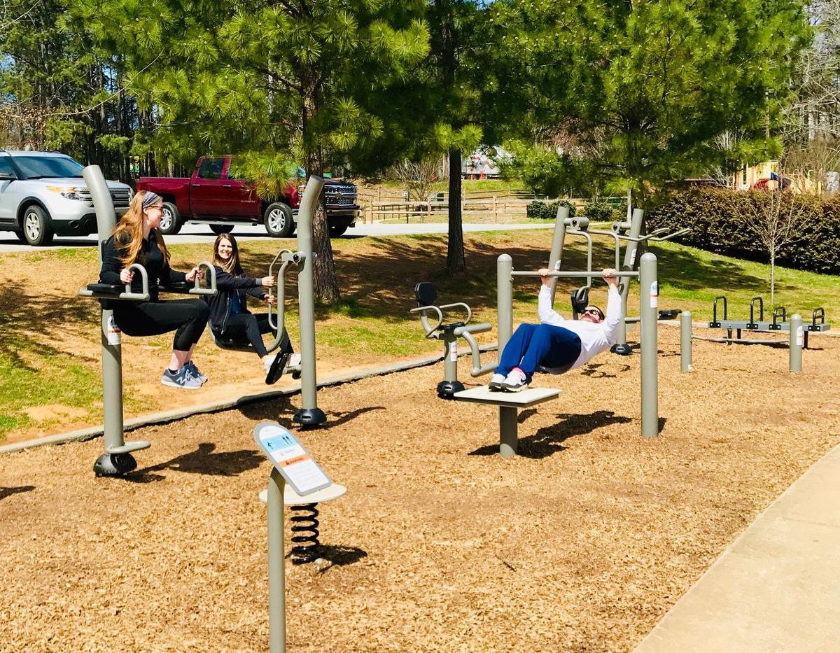 New adult outdoor fitness amenity open at Hobgood Park Local News