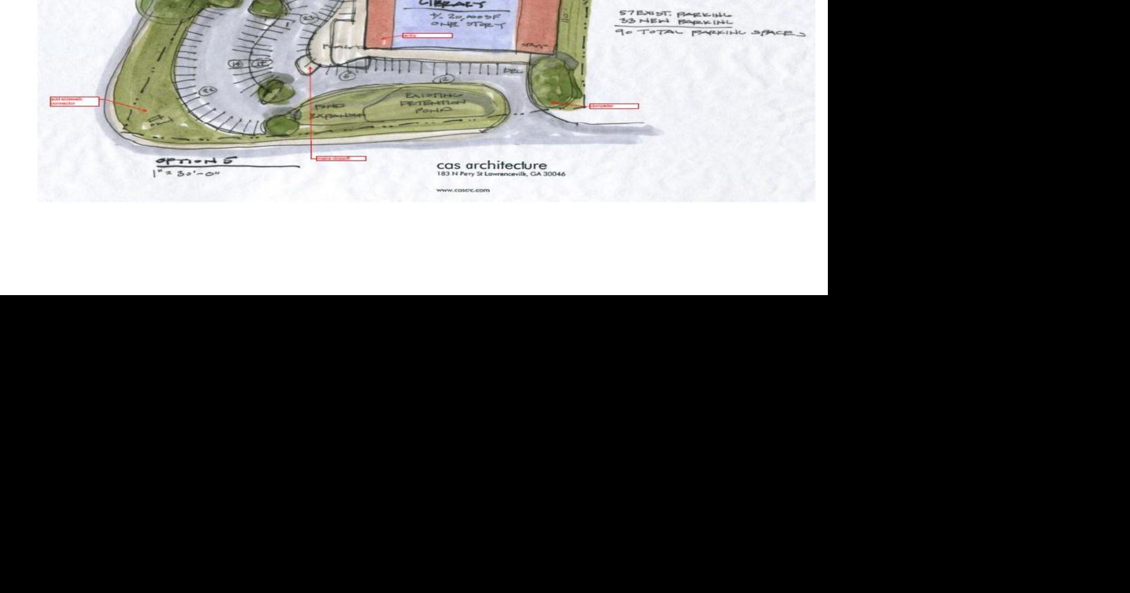 Hickory Flat Library concept