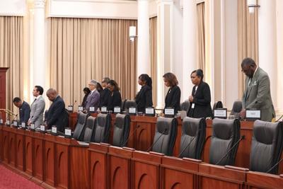 Kamla slams ' the nine scumbag President’s senators'