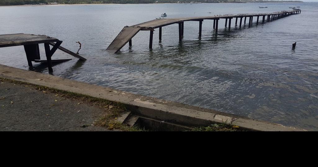 The Plymouth Jetty has collapsed | Local News | trinidadexpress.com